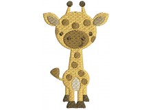Stickdatei - Dschungeltiere Giraffe